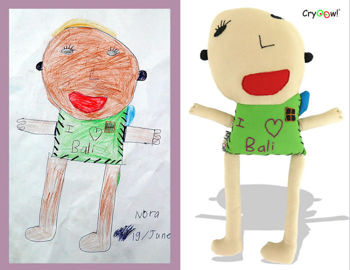 Children Draw Their Own Doll; The Cryoow! Doll
