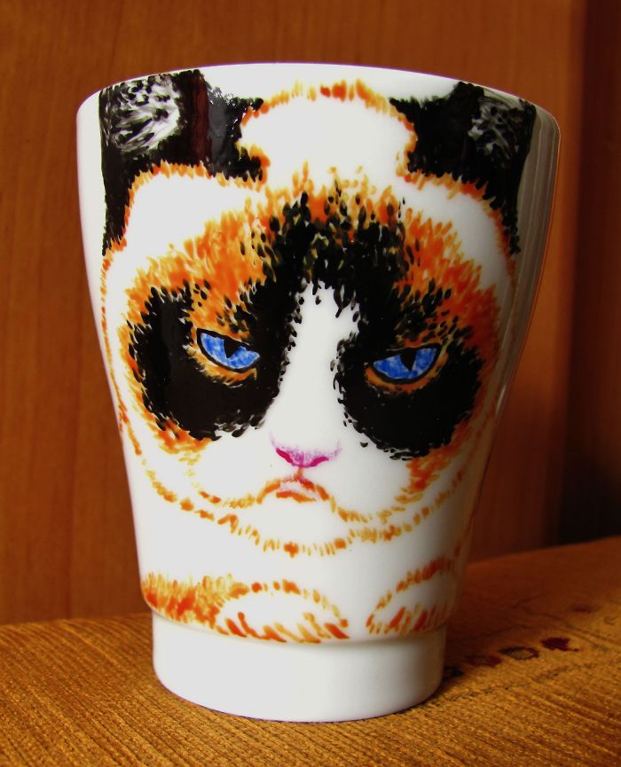 I Paint Animals On Boring Cups To Make Them Special