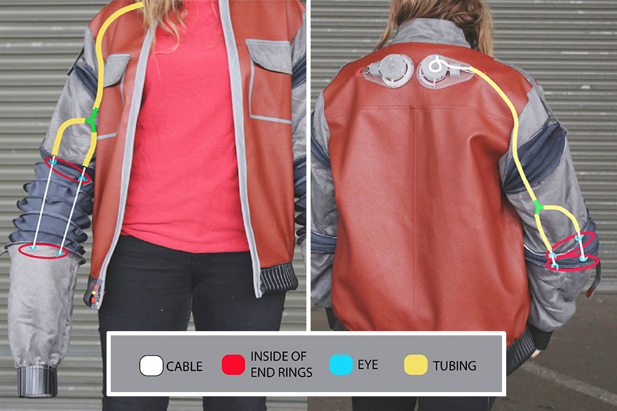 Today Is Back-To-The-Future Day So I Made A Marty Mcfly Jacket With Auto-Adjustable Sleeves