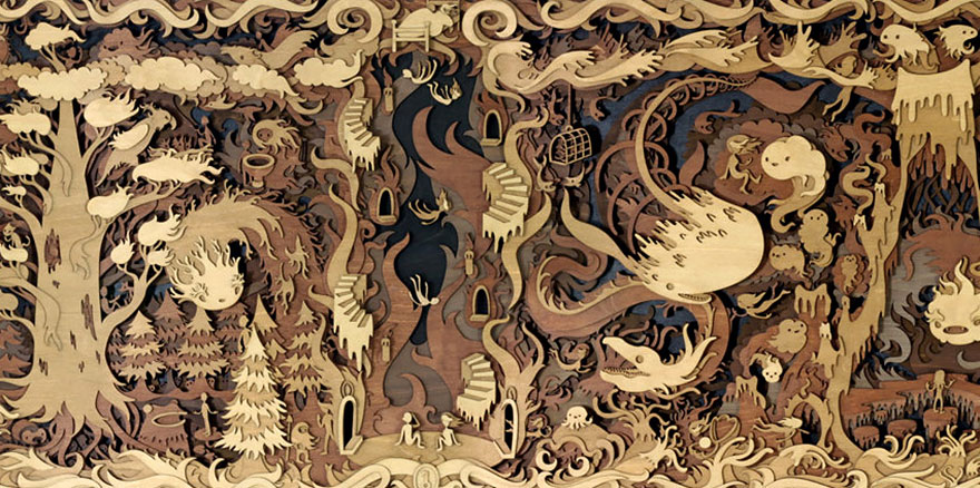 I Build Fantasy Worlds From Laser Cut Wood