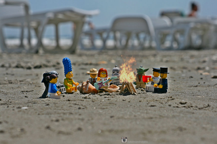 I Photograph Lego Figures Surviving On Earth