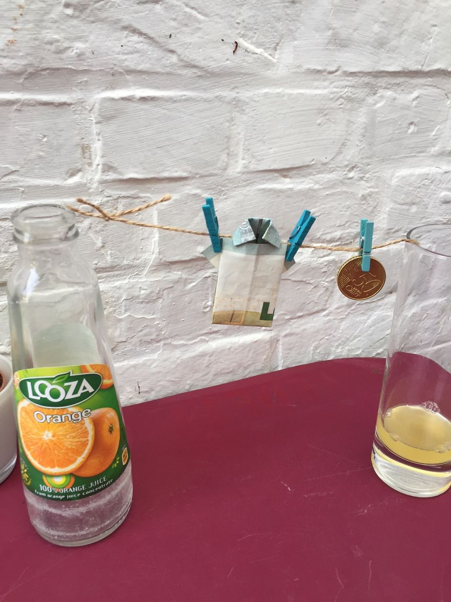 I Turn Empty Juice Bottles And Tips For The Waitresses Into Art I Turn Empty Juice Bottles And Tips For The Waitresses Into Art