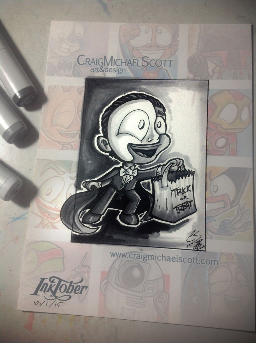 Silver Screen Trick Or Treaters For Inktober Are Super Adorable!