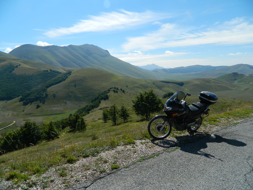 Monti Sibillini On Motorcycle