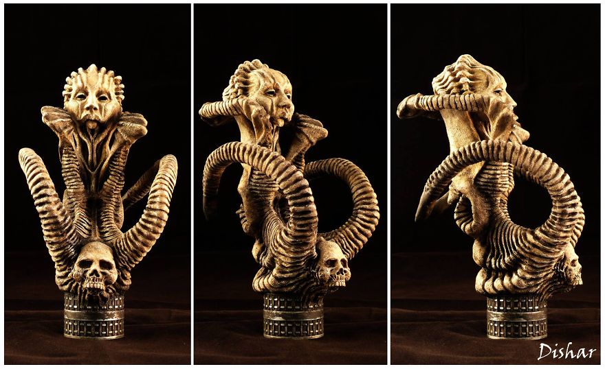 Unreal Eerie Sculpts By Polish Artist Are Like The Next H. R. Giger Generation