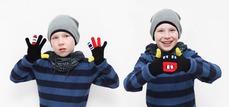 Meet Warmsters, The Monster Gloves!