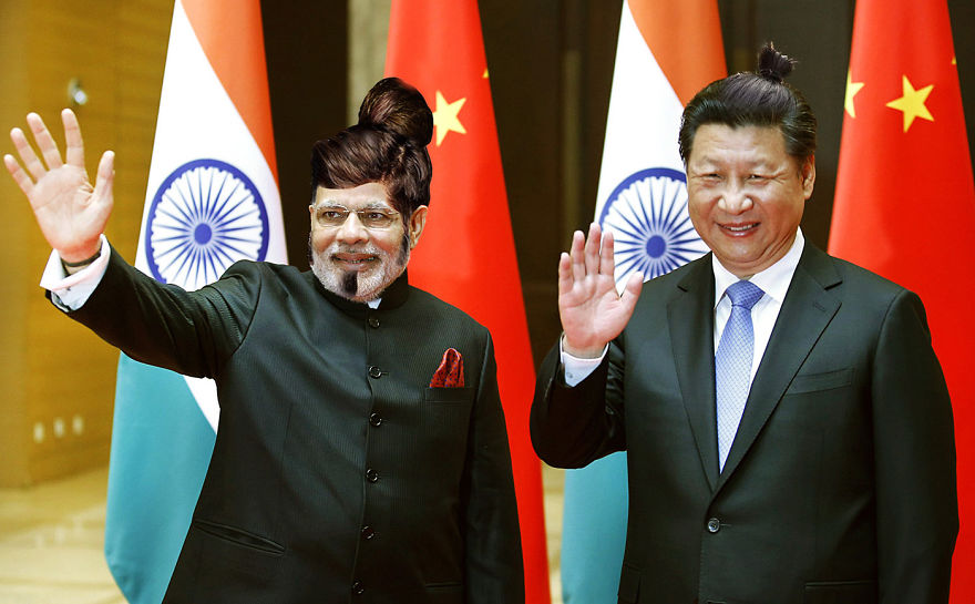 Narendra Modi And Xi Bunping