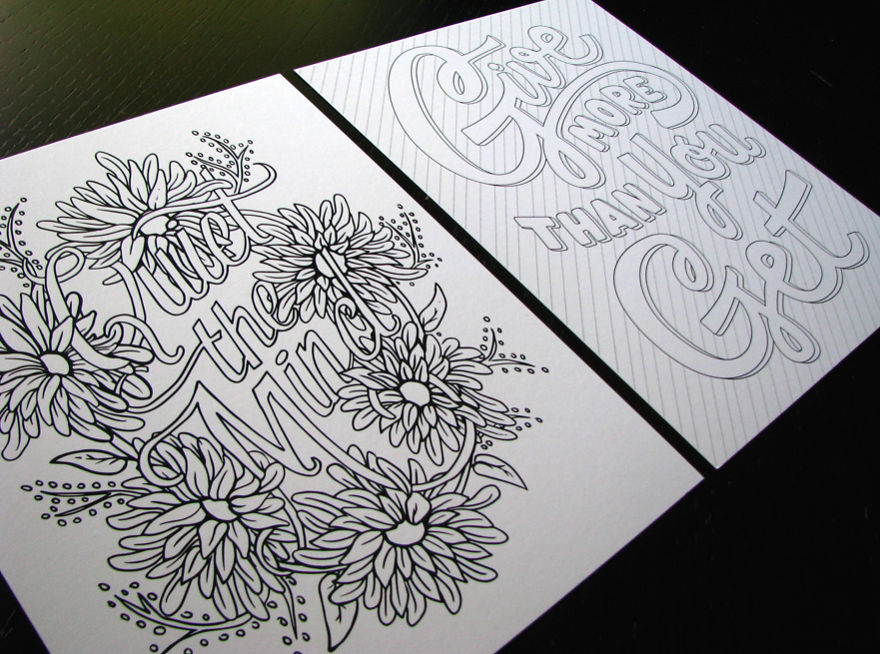 A Mantra Coloring Book Is Your New Way To Deal With Stress