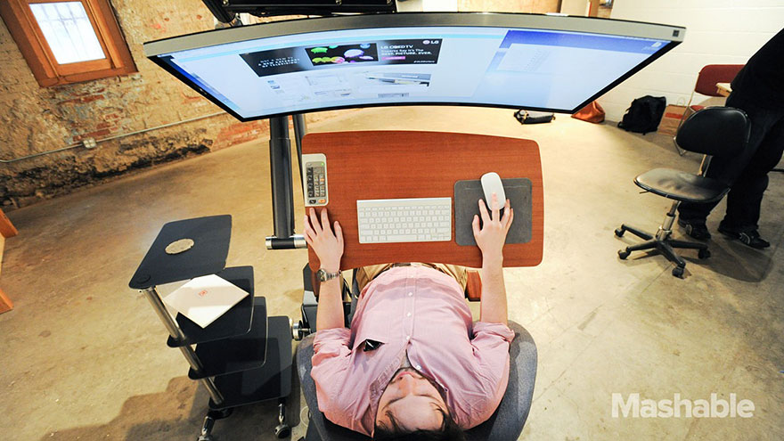 This 5 900 Desk Will Let You Work Lying Down