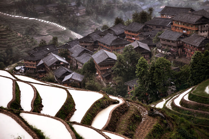 Hidden Mountain Village In Southern China