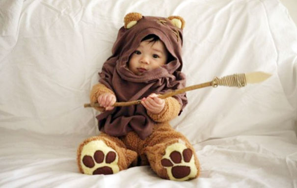 50 Baby Costumes That Are So Cute It S Scary Bored Panda - Diy Toddler Ewok Costume