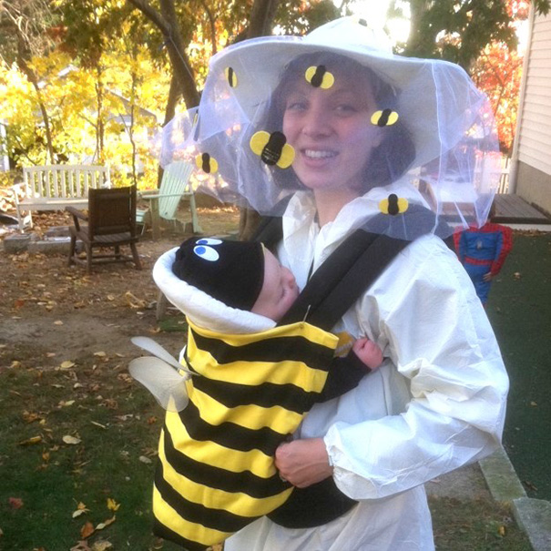 Bee And Beekeeper Baby-Wearing Costume