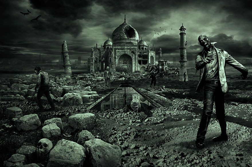 Designers Imagine Famous World Landmarks After A Zombie Apocalypse