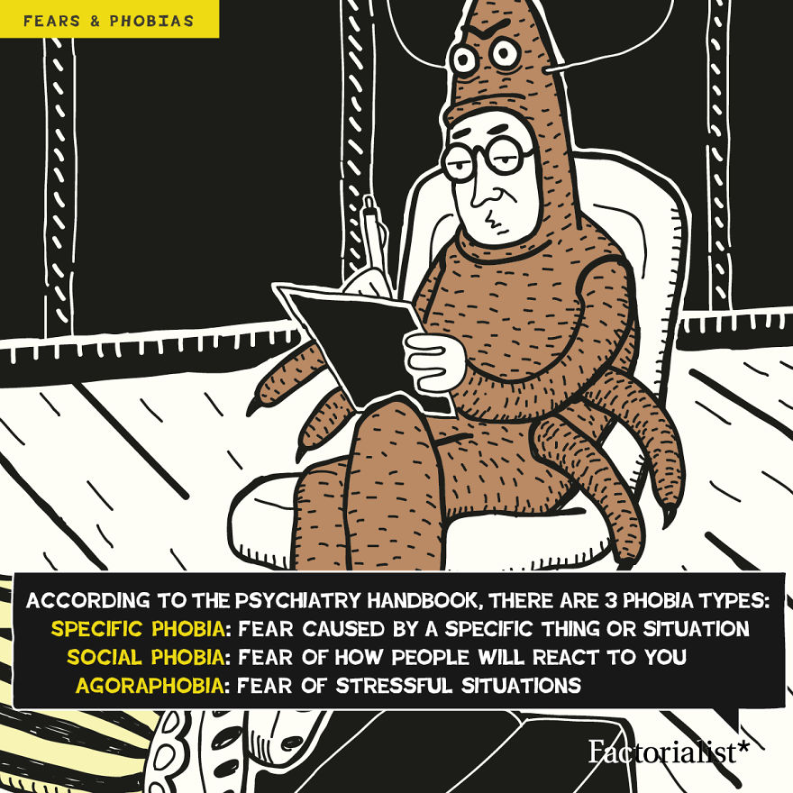 Don’t Be Afraid Of These Illustrated Facts About Phobias. Be Terrified
