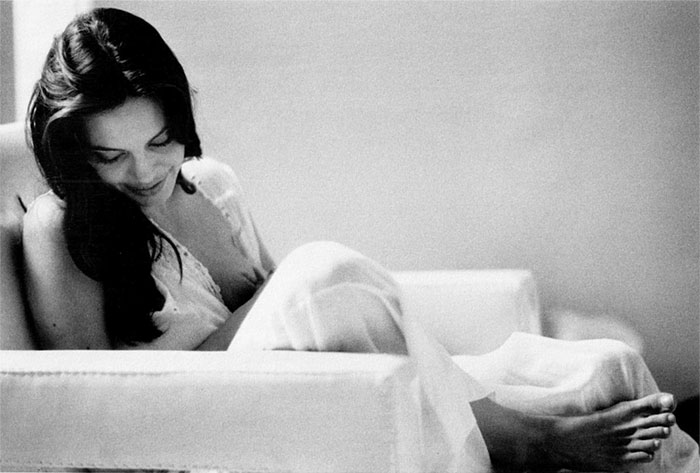 Brad Pitt's Intimate Photos Of Angelina Jolie Offer A B&W Glimpse Into Their Family Life