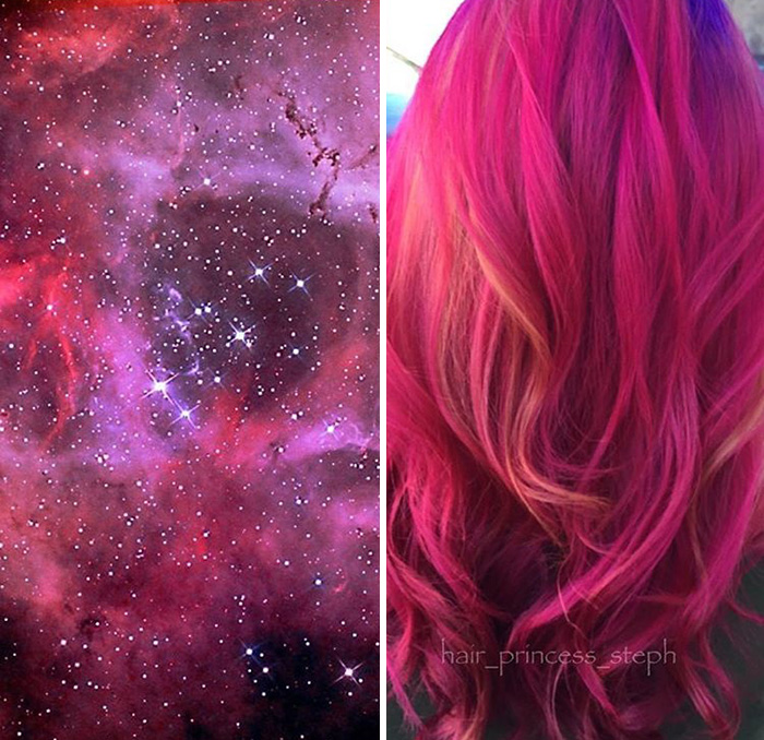 This Galaxy Hair Trend Is Out-Of-This-World | Bored Panda