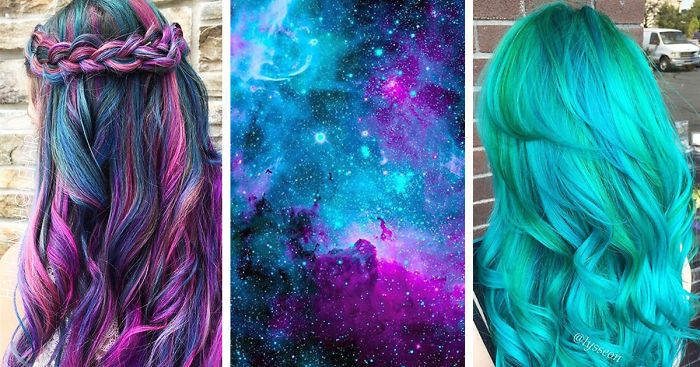 This Galaxy Hair Trend Is Out Of This World Bored Panda