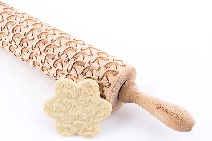 Fox Rolling Pin For Cookies