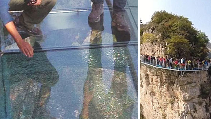 3,500-Ft-High Glass Walkway Cracks Under Visitors’ Feet