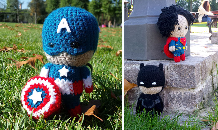 I Crochet Tiny Superheroes And Carry Them With Me So They’d Save My Day
