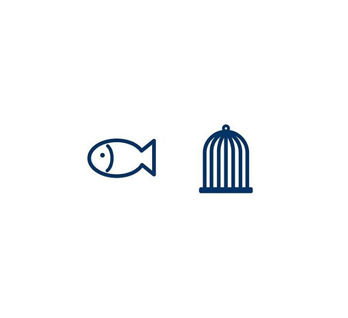 Aquarium (Fiskabúr) = Fish + Cage