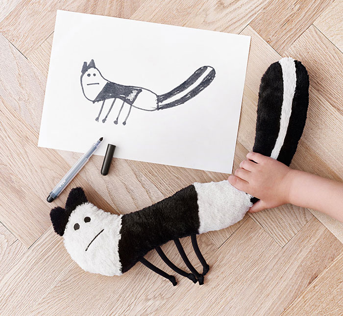 IKEA Turned Children's Drawings Into Real Plush Toys To Raise Money For Charity