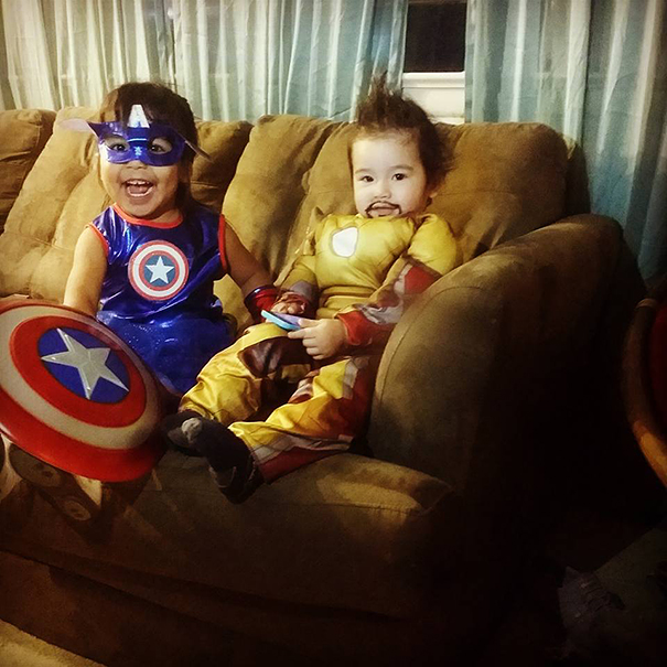 My Daughter Was Captain America Last Year For Halloween