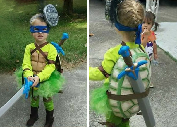 It’s Hard To Find A Store-Bought Girl’s TMNT Costume That Doesn’t Look Like It’s For A Tiny Str