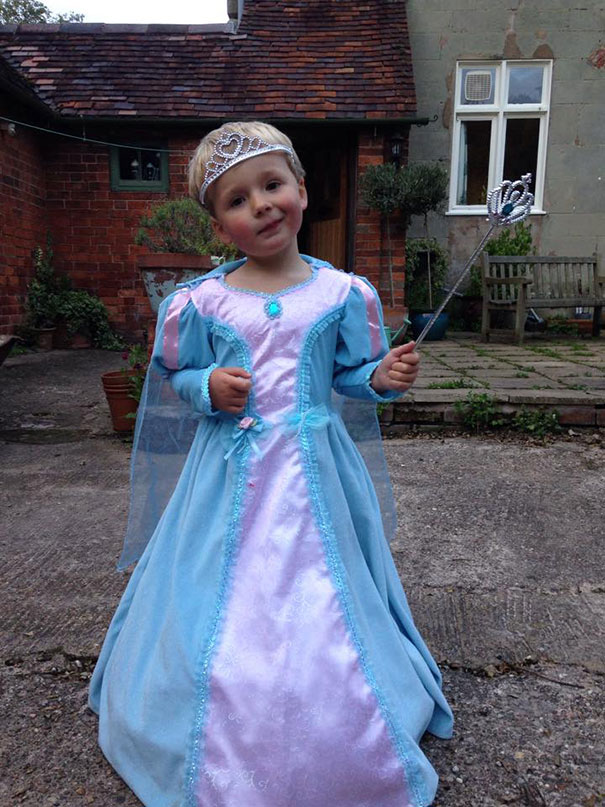 My Gorgeous Baby Brother Loves His Princess Dress