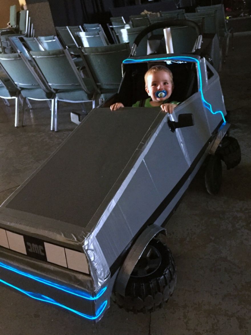 I Made This Back To The Future Delorean Out Of A Stroller