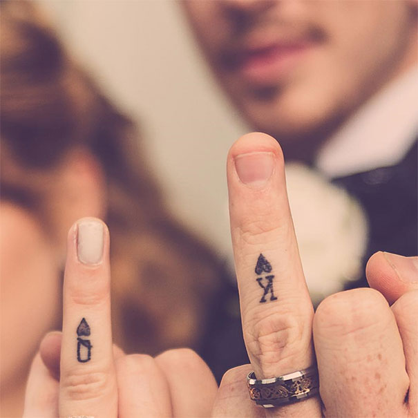 Matching Wedding Tattoos