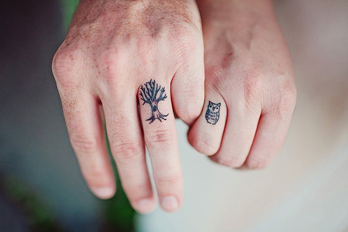53 Brave Couples Who Chose Matching Wedding Tattoos Instead Of Rings