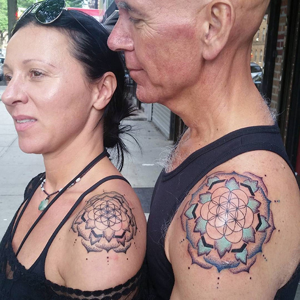 Matching Wedding Tattoos