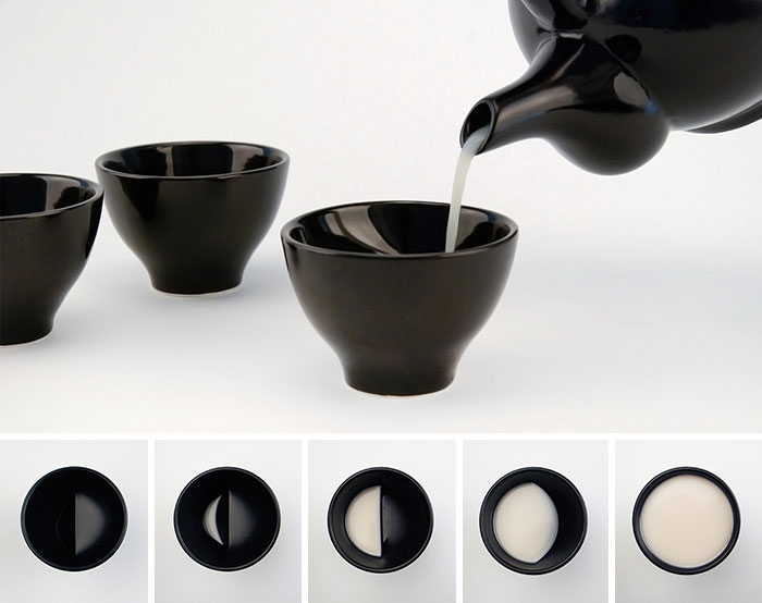 Moon Glass Reveals Different Lunar Phases When You Drink