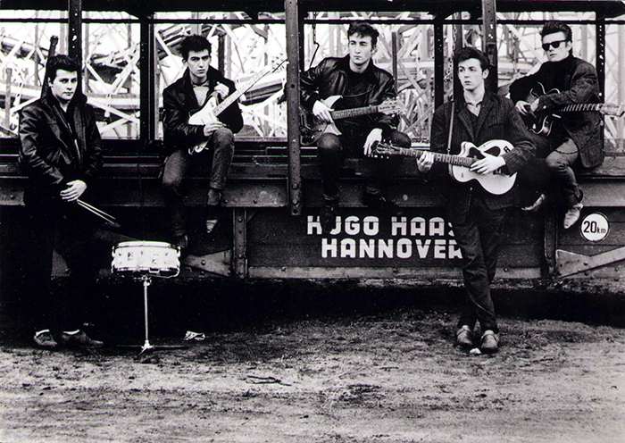 First Actual Photo Session Of The Beatles In Hamburg (1960)