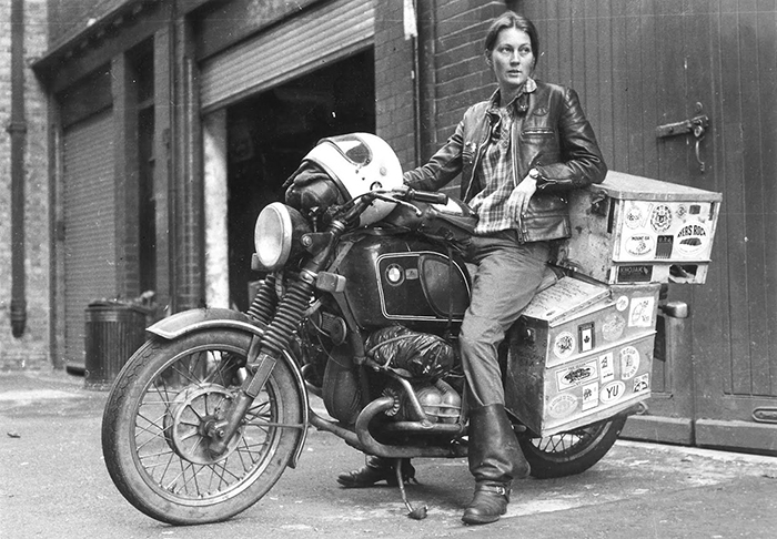 Elspeth Beard, First Englishwoman To Ride A Motorbike Around The World (1980s)