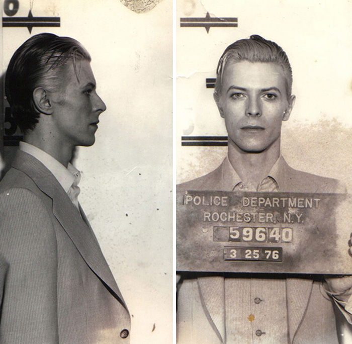 David Bowie Was Arrested In A Hotel Suite After Performance In Rochester (1976)