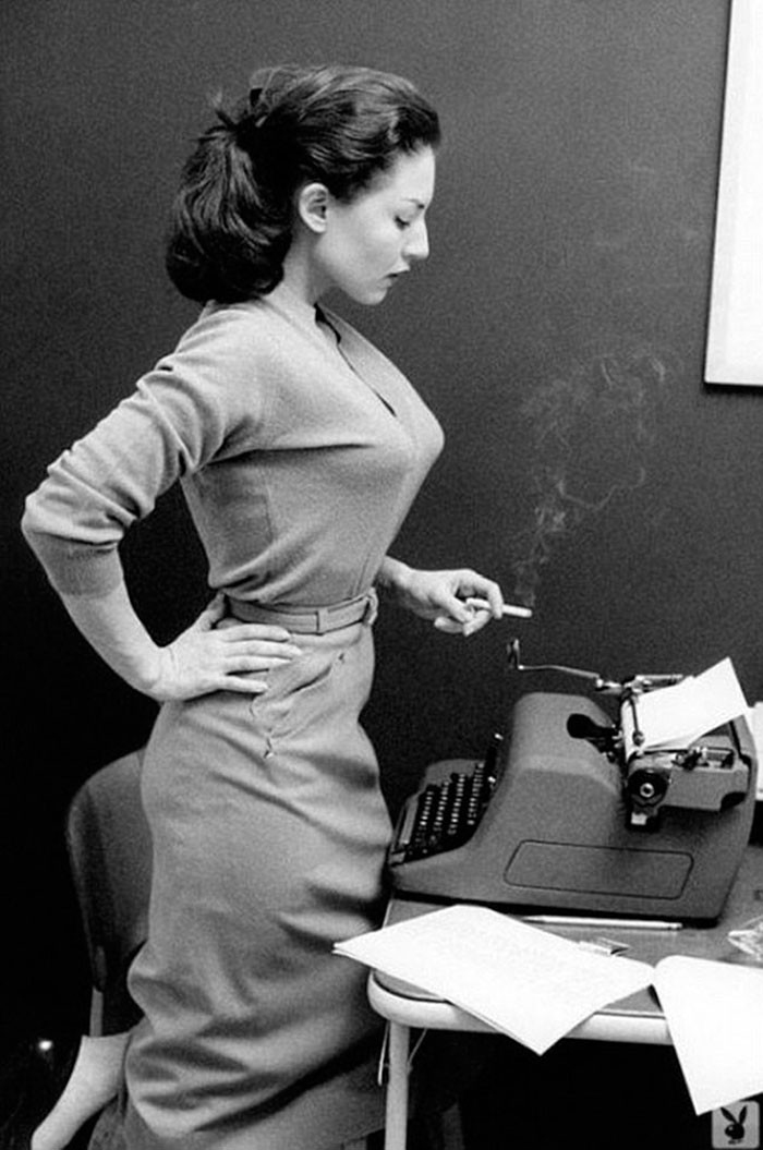 Alice Denham And Her Royal Hh Typewriter In (1957)