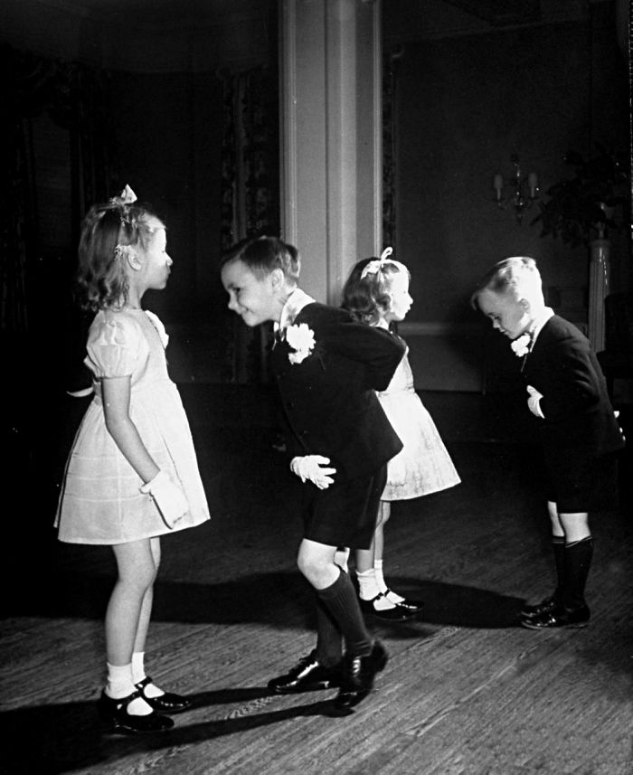 Children In Ballroom Dancing Class (1945)