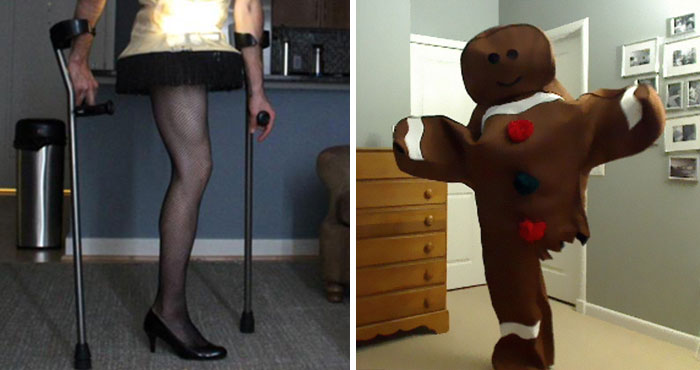 Every Halloween, This One-Legged Guy Makes A Halloween Costume. He Just Revealed His Newest Idea