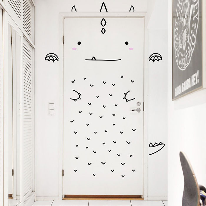 Cute Door Stickers Will Transform Your Doors Into Animals