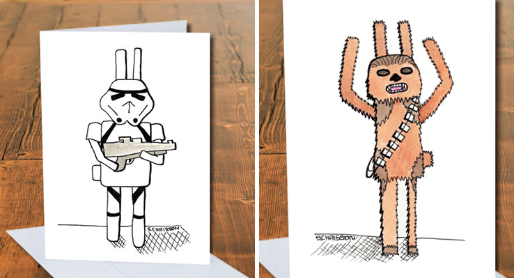 I Raise Money For Rescued Bunnies By Drawing Them As Superheroes And Pop Icons