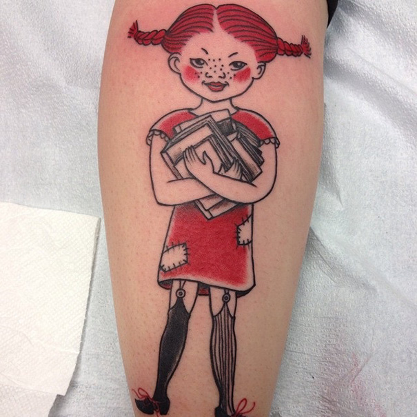 Pippi Longstocking Tattoo
