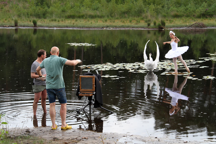 The Making Of 'Swan Lake,' My Wet Plate Collodion Photo