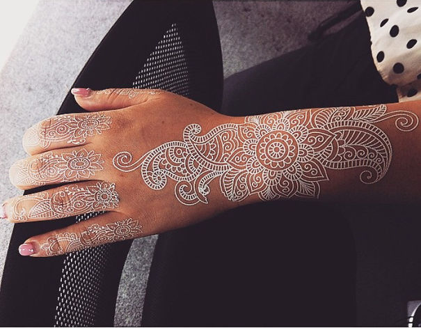 White Henna Tattoos