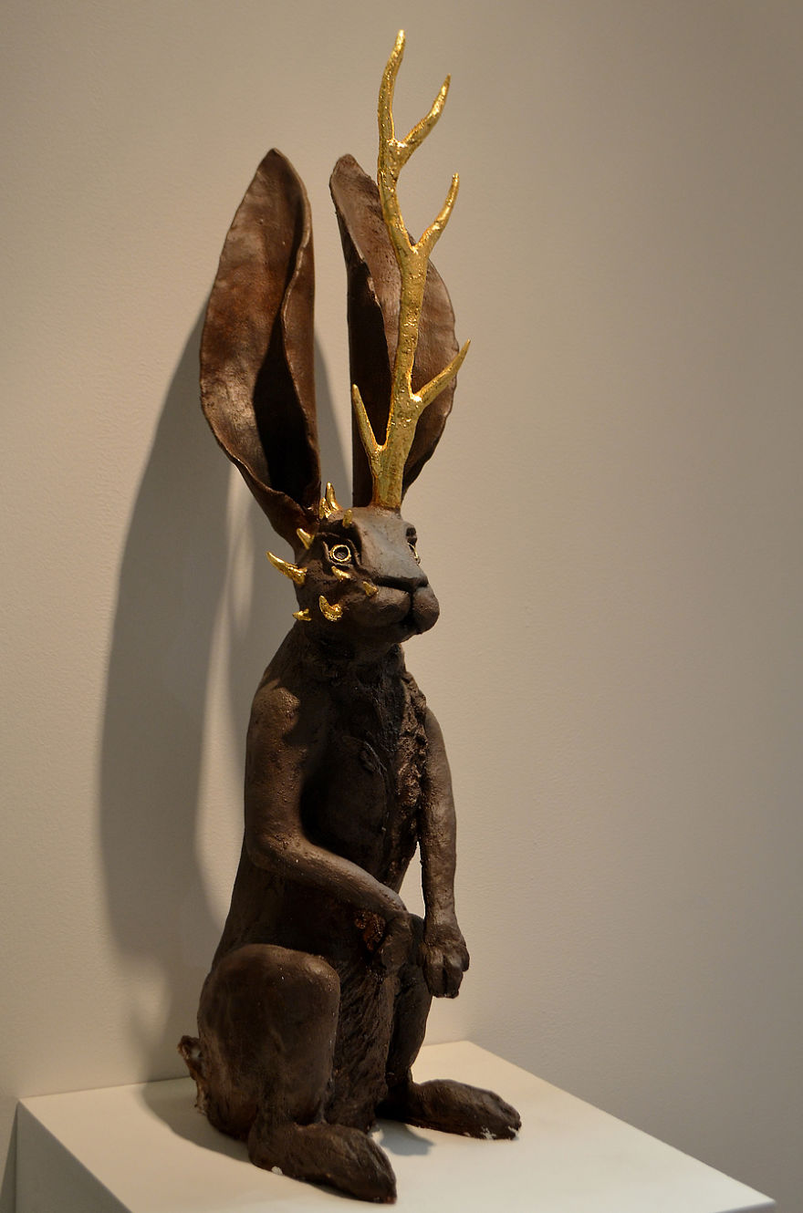 6 Bronze And Ceramic Hares Explore Different Cultures