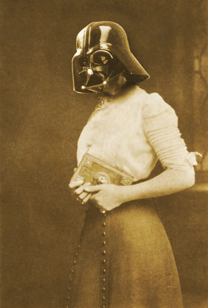 I Merge Star Wars Characters With Ancient Paintings And Vintage Photos