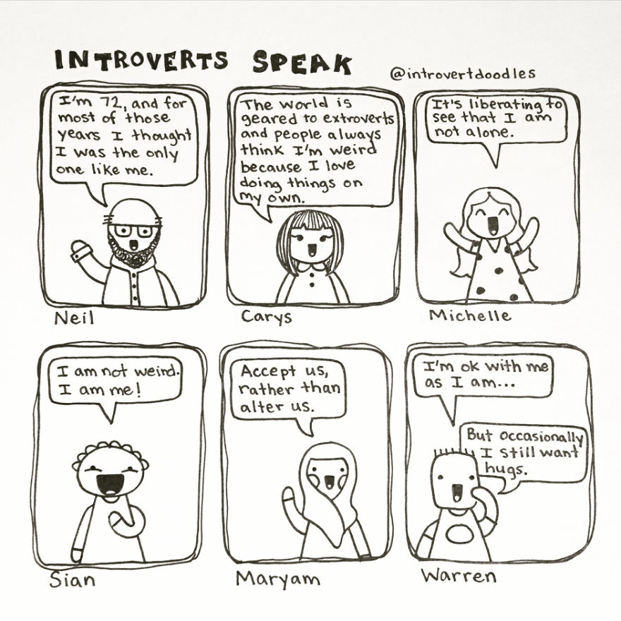 Direct Quotes From Fellow Introverts