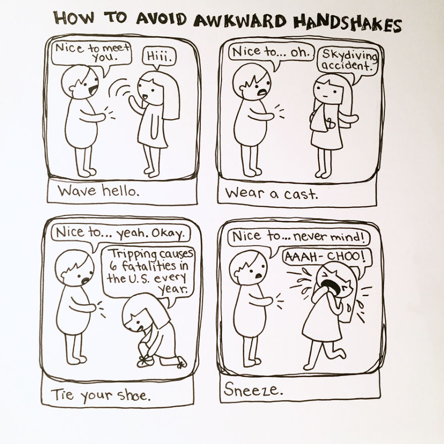 How To Avoid Handshakes