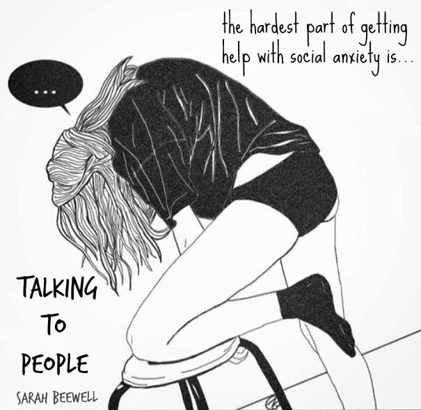 The Hardest Part Of Social Anxiety Is...
